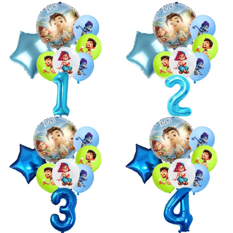 Disney Luca Latex Balloon Birthday Party Supplies Decor Gift Boy Game Party Baby Shower Balloon Kids Room decor Girl Favor